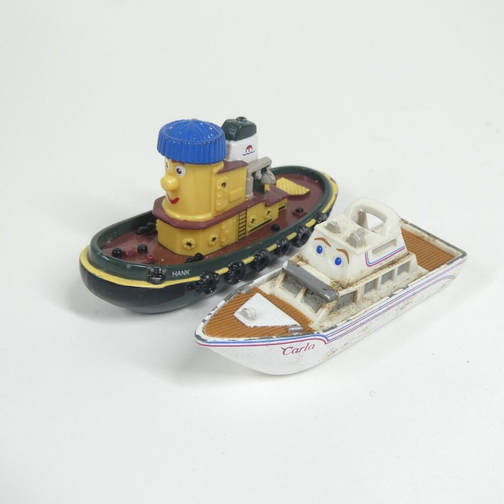 2 ERTL Thomas The Train Boats Theodore Tugboat + Carla Vintage Diecast